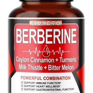 Berberine ( with Ceylon Cinnamon+Turmeric , Milk Thistle +Bitter Melon ) 150 Capsule